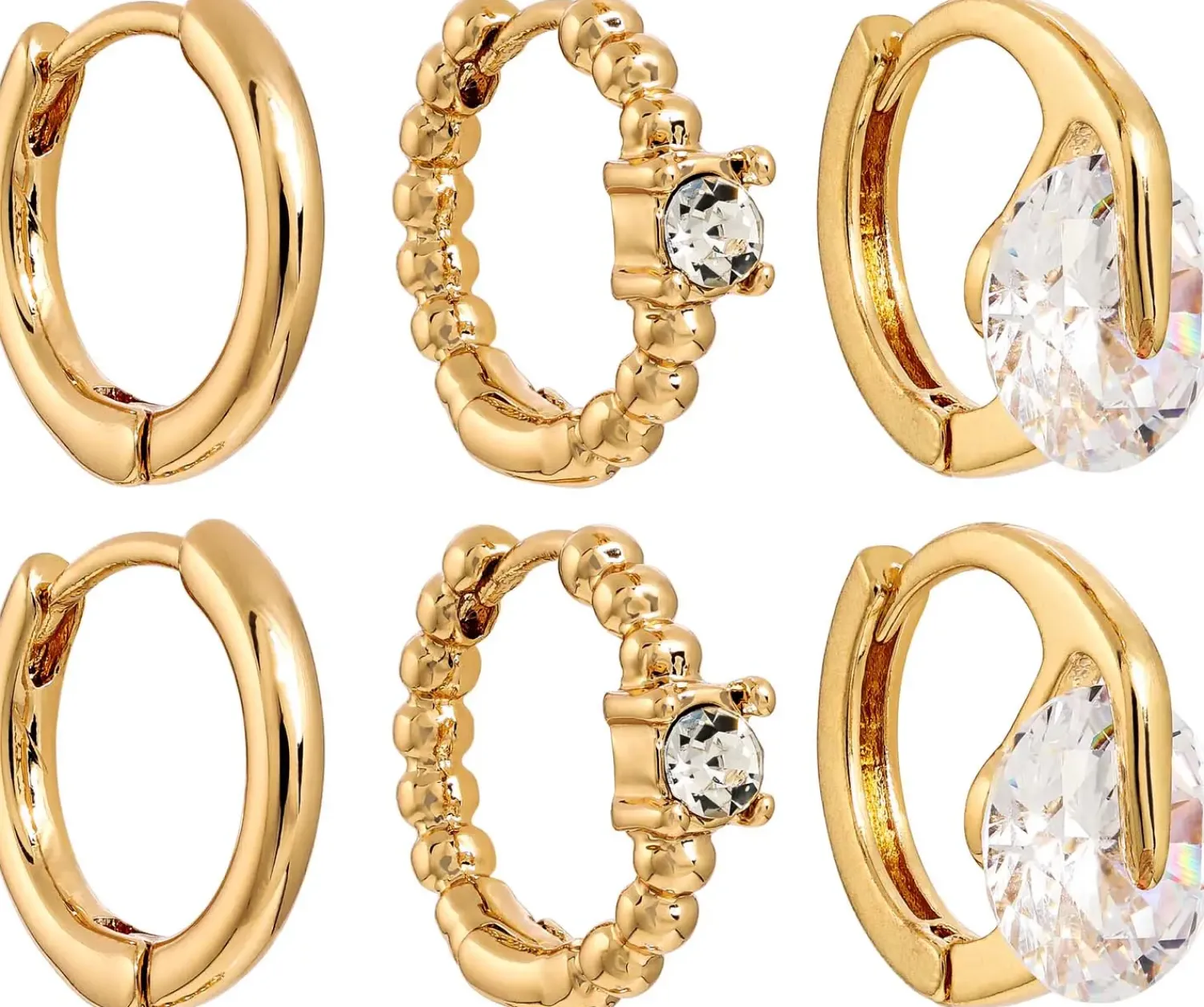 Online Bijou Brigitte Set di creoli - Zirkonia Bling