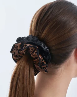 Discount Bijou Brigitte Set di elastici per capelli - Black Leo