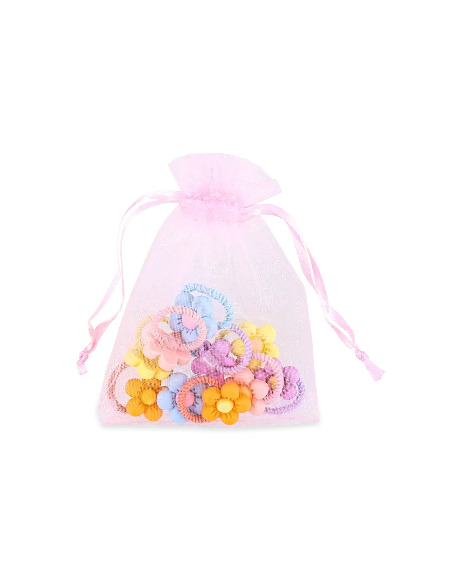 New Bijou Brigitte Set di elastici per capelli per bambini - Happy Flowers