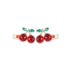 Discount Bijou Brigitte Set di fermacapelli - Red Cherrys