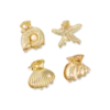 New Bijou Brigitte Set di fermagli per capelli - Golden Shells