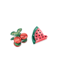 Clearance Bijou Brigitte Set di fermagli per capelli - Red Fruits