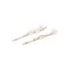 Hot Bijou Brigitte Set di forcine per capelli - White Flowers