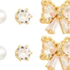 Online Bijou Brigitte Set di orecchini a perno - Bow Trio