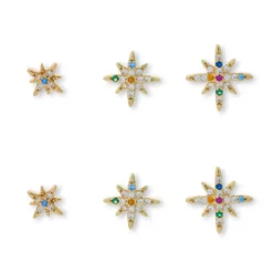 Online Bijou Brigitte Set di orecchini a perno - Colorful Stars