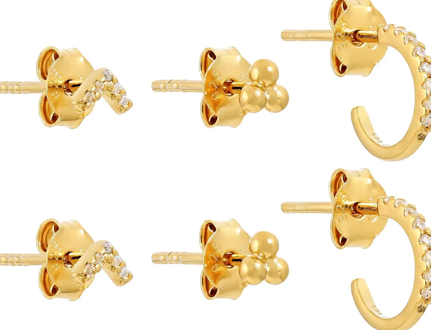 New Bijou Brigitte Set di orecchini a perno - Dreamy Trio