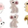 Best Bijou Brigitte Set di orecchini a perno - Forest Animals