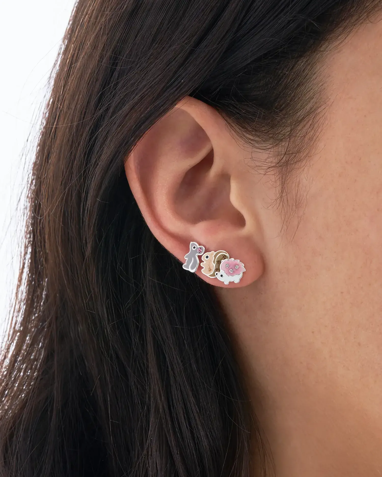 Best Bijou Brigitte Set di orecchini a perno - Forest Animals