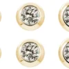 New Bijou Brigitte Set di orecchini a perno - Goldie Trio
