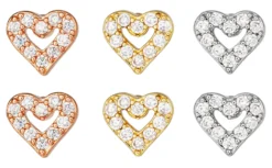 Online Bijou Brigitte Set di orecchini a perno - Love Vibe