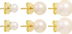 Best Bijou Brigitte Set di orecchini a perno - Pearly Essentials