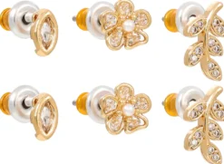 Sale Bijou Brigitte Set di orecchini a perno - Pretty Leaves
