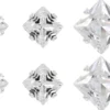 Sale Bijou Brigitte Set di orecchini a perno - Shiny Squares