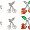 New Bijou Brigitte Set di orecchini a perno - Springtime Cherries