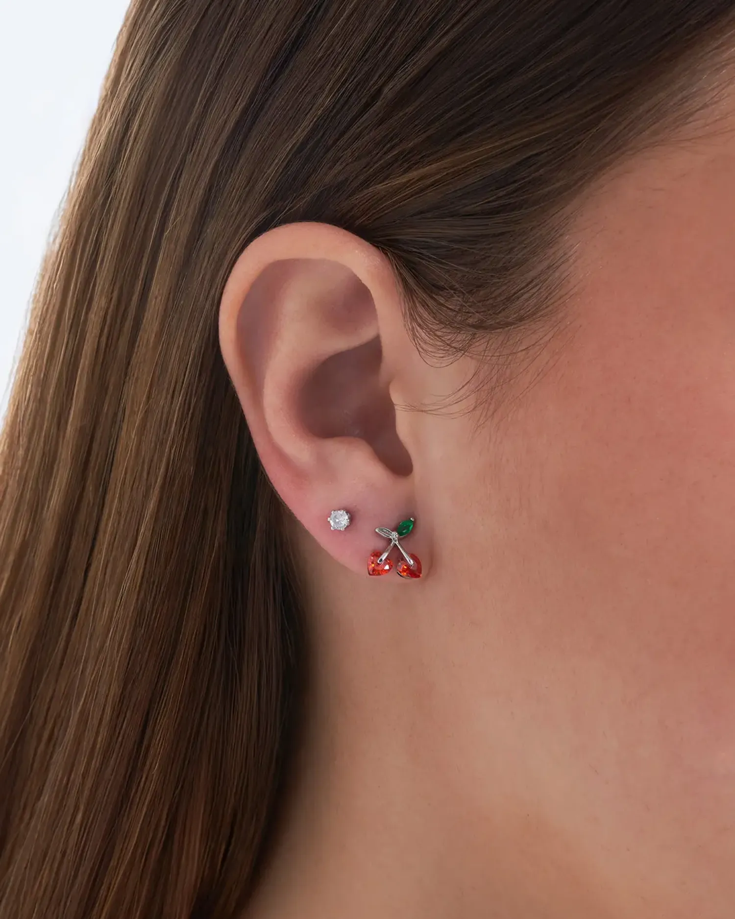 New Bijou Brigitte Set di orecchini a perno - Springtime Cherries