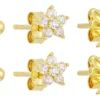 Best Bijou Brigitte Set di orecchini a perno - Spring Trio