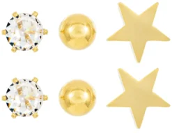 Outlet Bijou Brigitte Set di orecchini a perno - Star Shine
