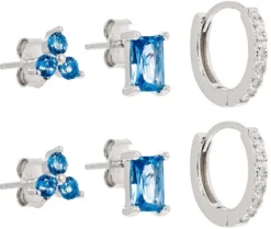 Bijou Brigitte Set di orecchini - Blue Crystals