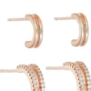 New Bijou Brigitte Set di orecchini - Rosé Chic