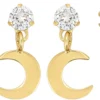 Outlet Bijou Brigitte Set di orecchini - The Moon and Star
