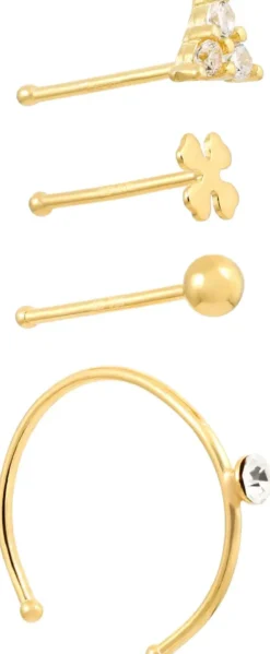 Sale Bijou Brigitte Set di piercing - Golden Gleam