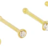 Hot Bijou Brigitte Set di piercing - Golden Rounds