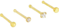 Hot Bijou Brigitte Set di piercing - Golden Rounds