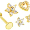 Best Bijou Brigitte Set di piercing - Shiny Garden