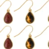 Clearance Bijou Brigitte Set orecchini a pendente - Tigers Eyes