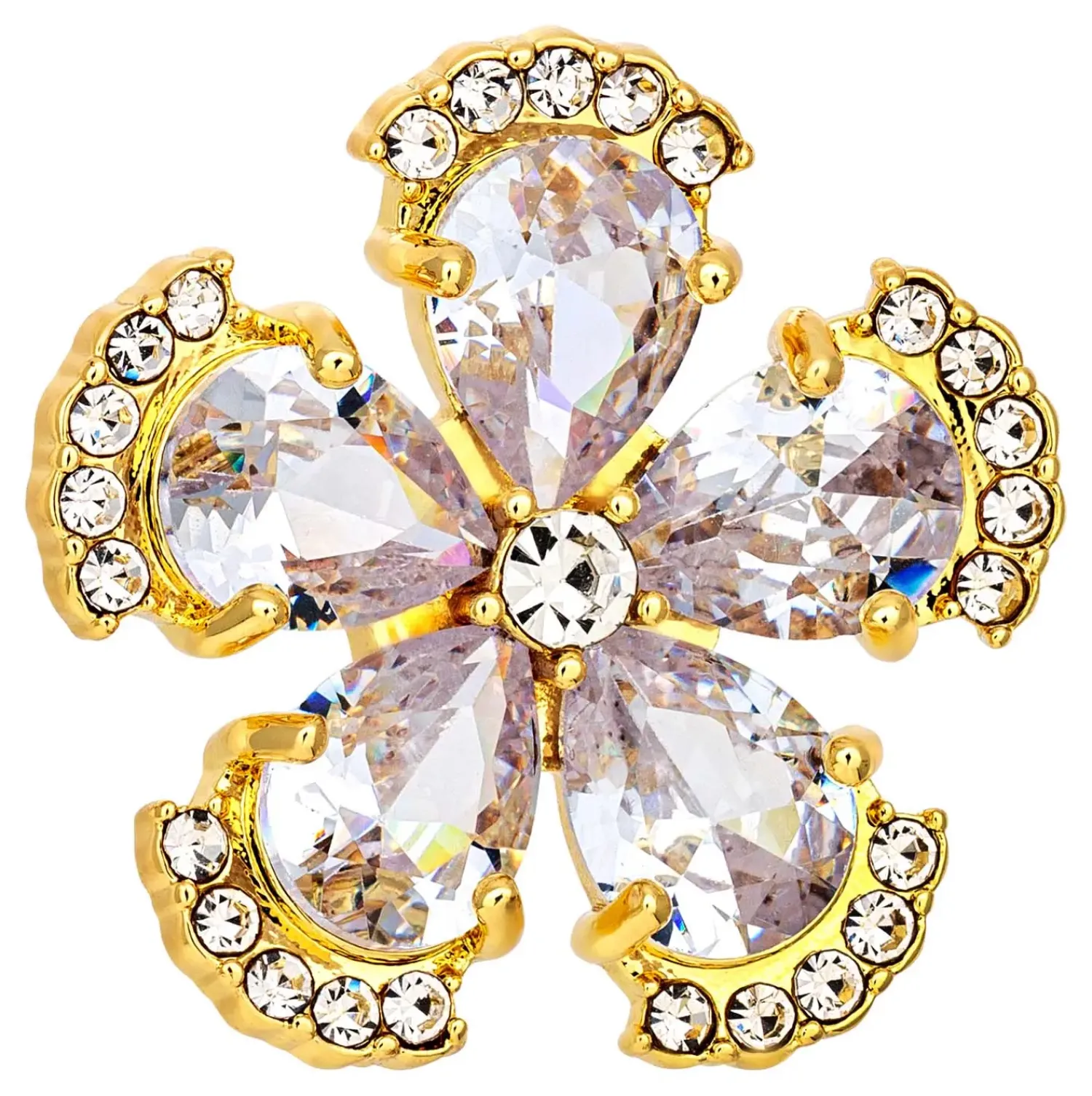 Online Bijou Brigitte Spilla - Sparkly Flower